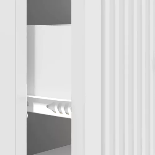  Fiókos szekrény Magasfényű Fehér 33 x 34,5 x 90 cm Szerelt Fa