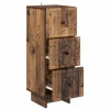  Fiókos szekrény Antik Fa 33 x 34,5 x 90 cm Szerelt Fa