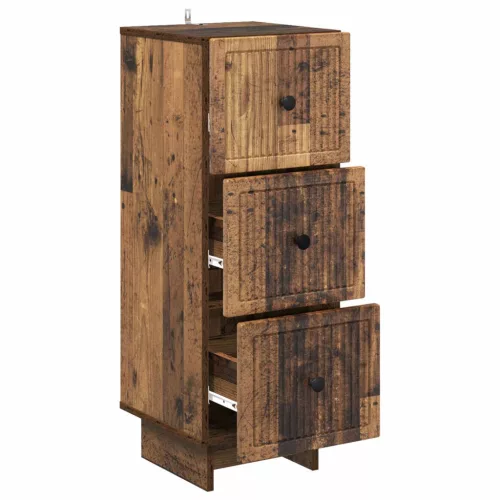  Fiókos szekrény Antik Fa 33 x 34,5 x 90 cm Szerelt Fa