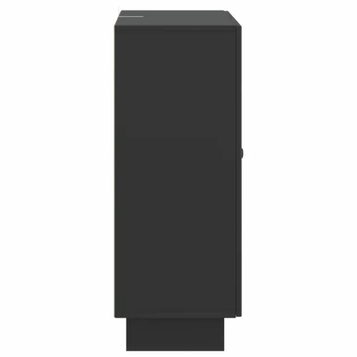  Széf fiókkal Fekete 66 x 34,5 x 90 cm Szerelt Fa