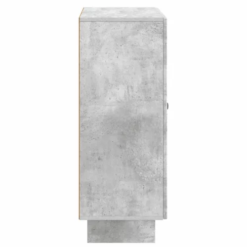  Széf fiókkal Betonszürke 66 x 34,5 x 90 cm Szerelt Fa