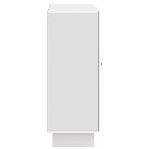  Széf fiókkal Magasfényű Fehér 66 x 34,5 x 90 cm Szerelt Fa