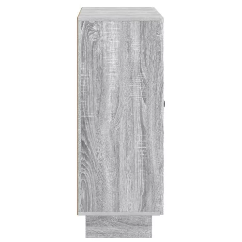  Széf fiókkal Szürke Sonoma 66 x 34,5 x 90 cm Szerelt Fa