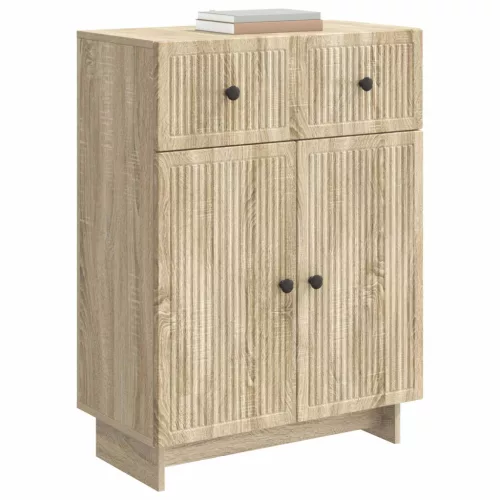  Széf fiókkal Sonoma Tölgy 66 x 34,5 x 90 cm Szerelt Fa