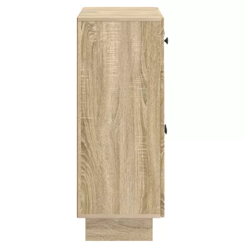  Széf fiókkal Sonoma Tölgy 66 x 34,5 x 90 cm Szerelt Fa