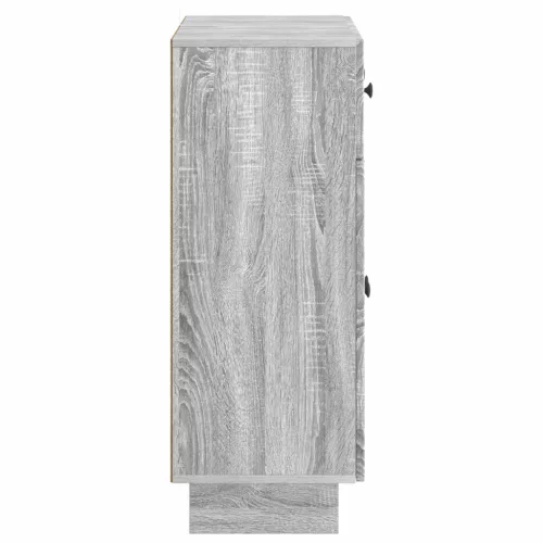  Széf fiókkal Szürke Sonoma 66 x 34,5 x 90 cm Szerelt Fa