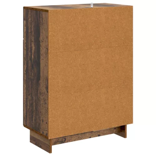  Széf fiókkal Antik Fa 66 x 34,5 x 90 cm Szerelt Fa