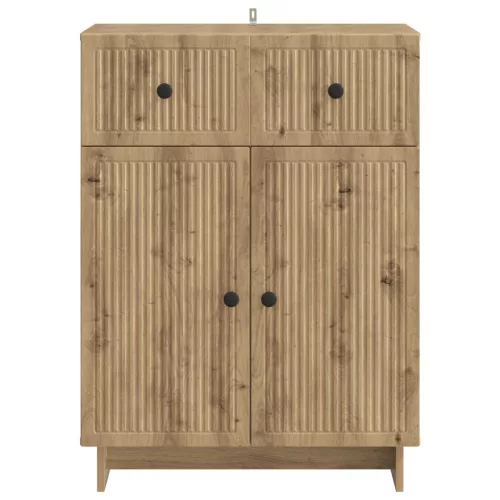  Széf fiókkal Kézműves Tölgy 66 x 34,5 x 90 cm Szerelt Fa