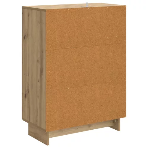  Széf fiókkal Kézműves Tölgy 66 x 34,5 x 90 cm Szerelt Fa