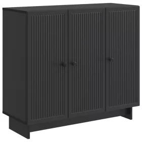  Széf Fekete 89 x 34,5 x 80 cm Szerelt Fa