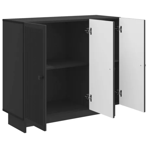  Széf Fekete 89 x 34,5 x 80 cm Szerelt Fa