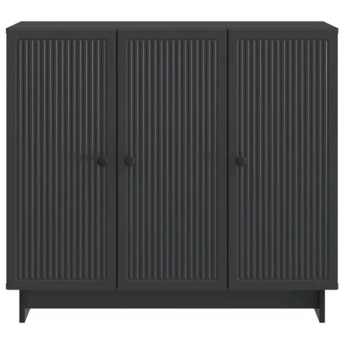  Széf Fekete 89 x 34,5 x 80 cm Szerelt Fa