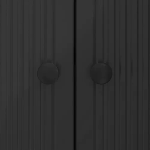  Széf Fekete 89 x 34,5 x 80 cm Szerelt Fa