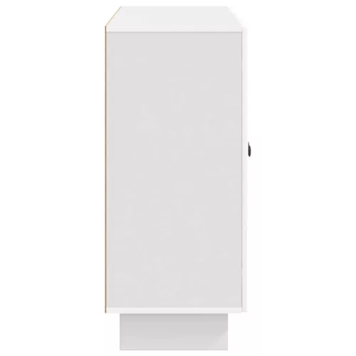  Széf Magasfényű Fehér 89 x 34,5 x 80 cm Szerelt Fa