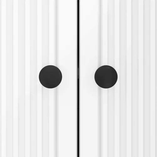  Széf Magasfényű Fehér 89 x 34,5 x 80 cm Szerelt Fa