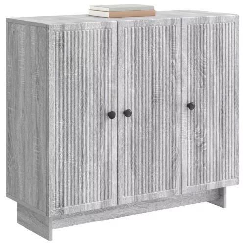  Széf Szürke Sonoma 89 x 34,5 x 80 cm Szerelt Fa