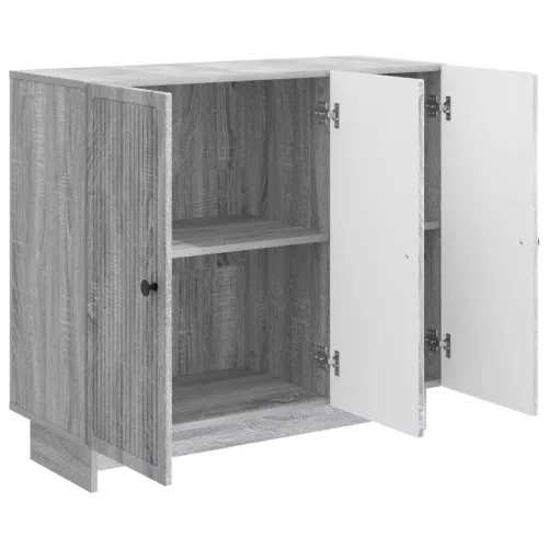  Széf Szürke Sonoma 89 x 34,5 x 80 cm Szerelt Fa