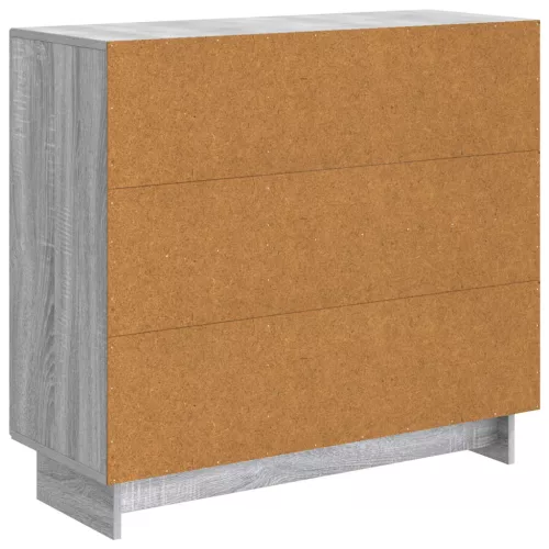  Széf Szürke Sonoma 89 x 34,5 x 80 cm Szerelt Fa