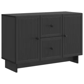  Széf fiókkal Fekete 89 x 34,5 x 60 cm Szerelt Fa