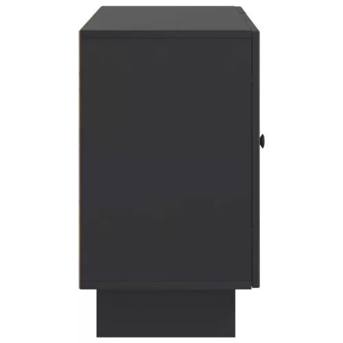  Széf fiókkal Fekete 89 x 34,5 x 60 cm Szerelt Fa