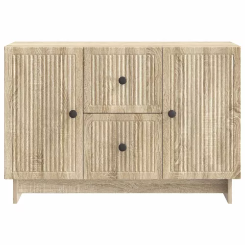  Széf fiókkal Sonoma Tölgy 89 x 34,5 x 60 cm Szerelt Fa