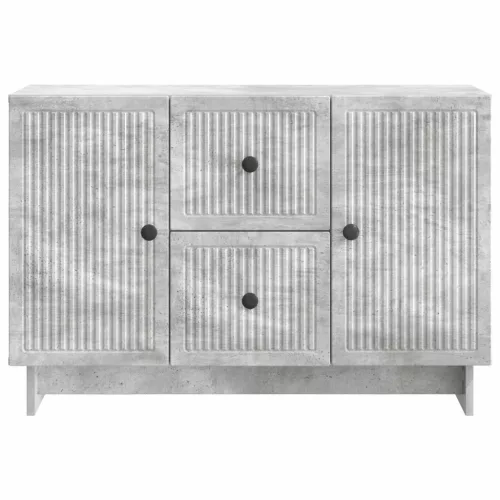  Széf fiókkal Betonszürke 89 x 34,5 x 60 cm Szerelt Fa