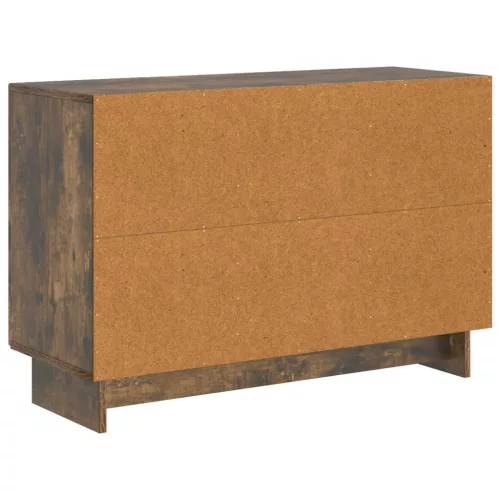  Széf fiókkal Füstös Tölgy 89 x 34,5 x 60 cm Szerelt Fa