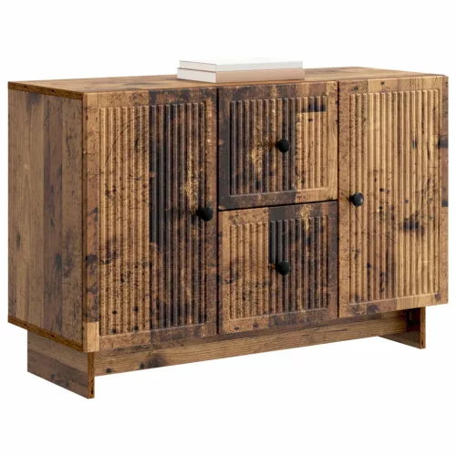  Széf fiókkal Antik Fa 89 x 34,5 x 60 cm Szerelt Fa