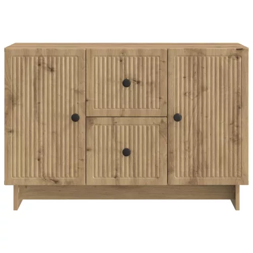  Széf fiókkal Kézműves Tölgy 89 x 34,5 x 60 cm Szerelt Fa