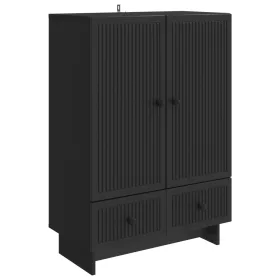  Széf Fekete 66 x 34,5 x 95 cm Mérnöki fa