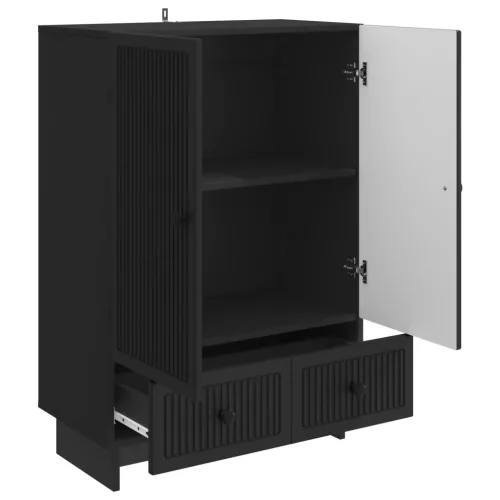  Széf Fekete 66 x 34,5 x 95 cm Mérnöki fa