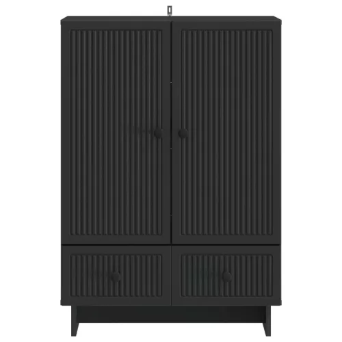  Széf Fekete 66 x 34,5 x 95 cm Mérnöki fa