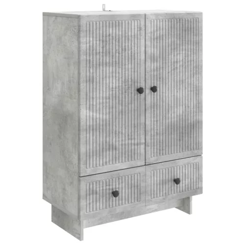  Széf Beton Szürke 66 x 34,5 x 95 cm Mérnöki fa