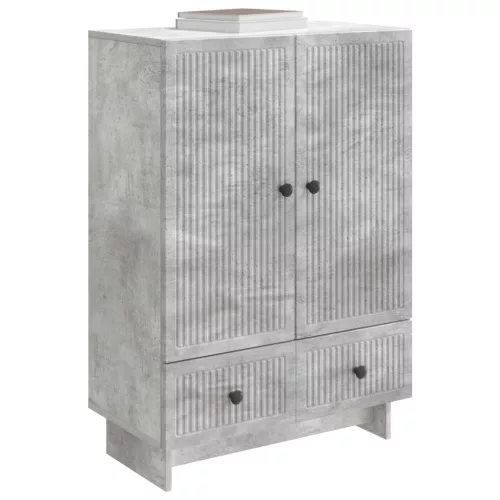  Széf Beton Szürke 66 x 34,5 x 95 cm Mérnöki fa