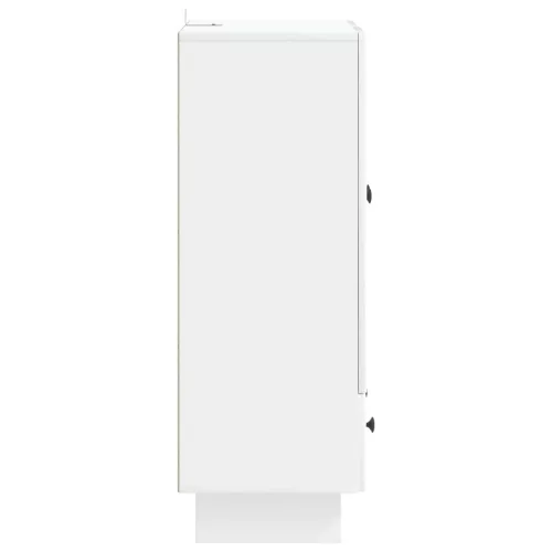  Széf Magasfényű Fehér 66 x 34,5 x 95 cm Mérnöki fa