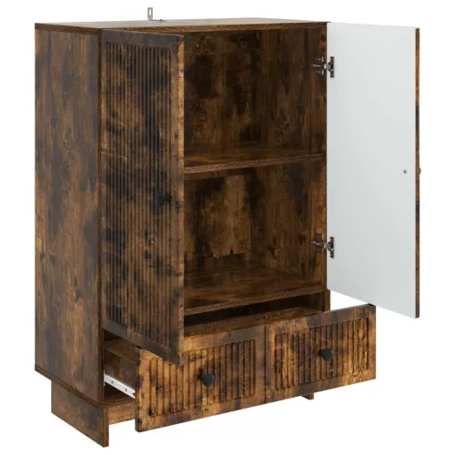  Széf Füstölt Tölgy 66 x 34,5 x 95 cm Mérnöki fa