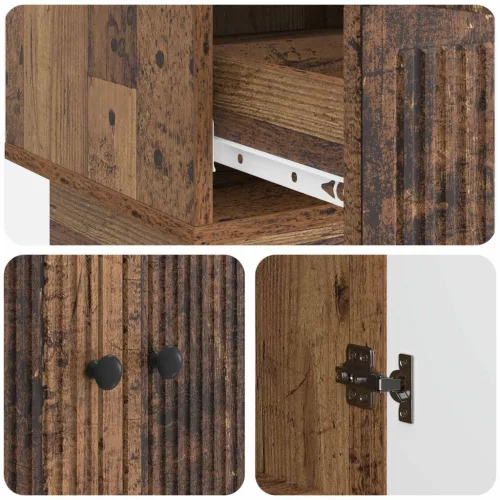  Széf Öreg fa 66 x 34,5 x 95 cm Mérnöki fa