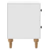  Éjjeliszekrény fiókkal 2 pcs Fehér 43 x 34,5 x 48 cm Szerelt Fa