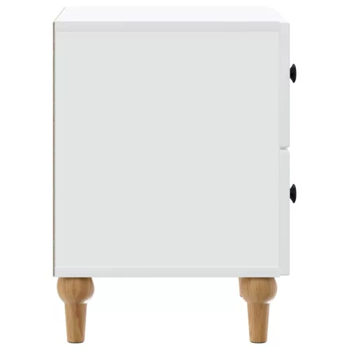  Éjjeliszekrény fiókkal 2 pcs Fehér 43 x 34,5 x 48 cm Szerelt Fa