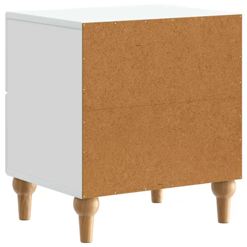  Éjjeliszekrény fiókkal 2 pcs Fehér 43 x 34,5 x 48 cm Szerelt Fa