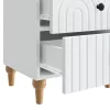  Éjjeliszekrény fiókkal 2 pcs Fehér 43 x 34,5 x 48 cm Szerelt Fa