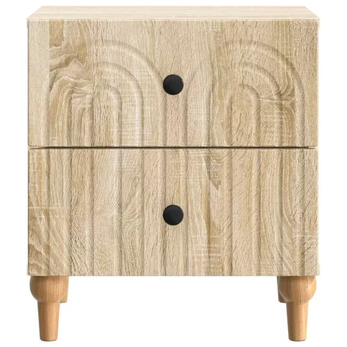  Éjjeliszekrény 2 pcs Sonoma Tölgy 43 x 34,5 x 48 cm Szerelt Fa