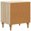  Éjjeliszekrény 2 pcs Sonoma Tölgy 43 x 34,5 x 48 cm Szerelt Fa
