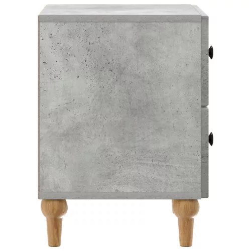  Éjjeliszekrény fiókkal Betonszürke 43 x 34,5 x 48 cm Szerelt Fa