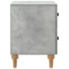  Éjjeliszekrény 2 pcs Betonszürke 43 x 34,5 x 48 cm Szerelt Fa