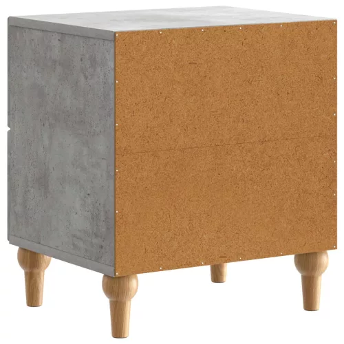  Éjjeliszekrény 2 pcs Betonszürke 43 x 34,5 x 48 cm Szerelt Fa