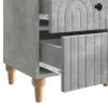  Éjjeliszekrény 2 pcs Betonszürke 43 x 34,5 x 48 cm Szerelt Fa