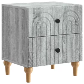    Éjjeliszekrény Szürke Sonoma 43 x 34,5 x 48 cm Szerelt Fa