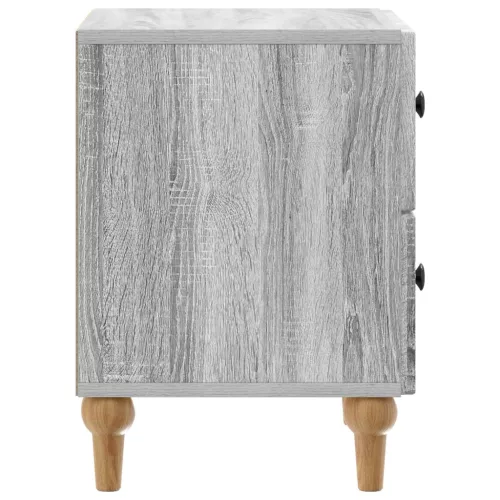  Éjjeliszekrény 2 pcs Szürke Sonoma 43 x 34,5 x 48 cm Szerelt Fa