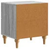  Éjjeliszekrény 2 pcs Szürke Sonoma 43 x 34,5 x 48 cm Szerelt Fa